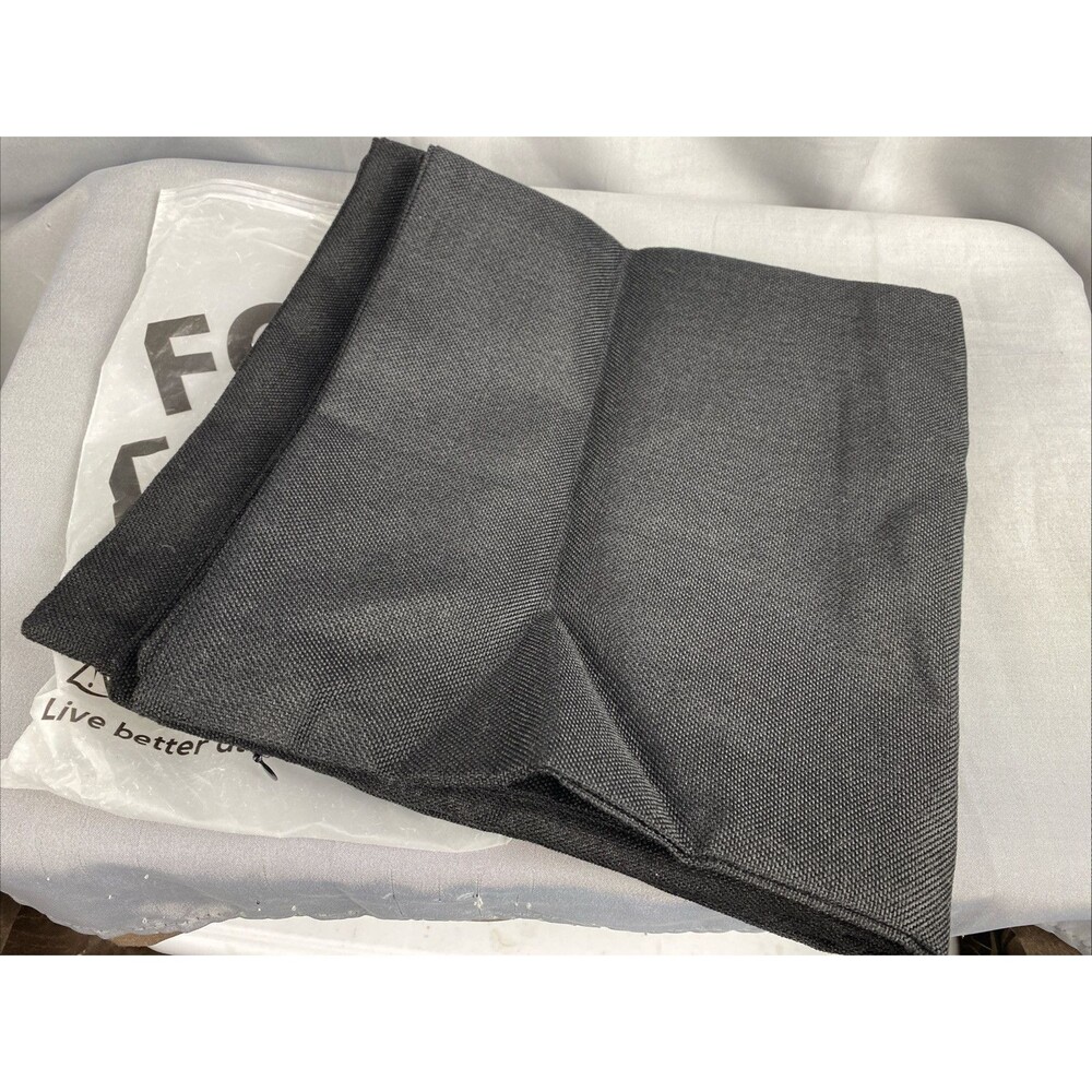 2 Black Throw Pillow Covers 26x26"  Farmhouse Decorative Foindtower